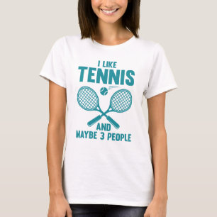 Camiseta Eu Gosto de Tênis E Talvez 3 Pessoas