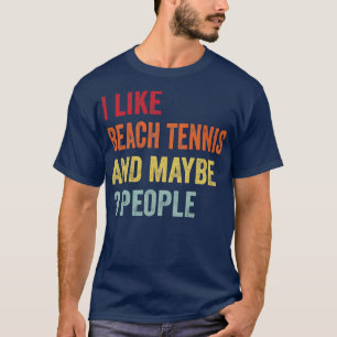 Camiseta Eu Gosto De Tênis Praia Talvez 3 Pessoas