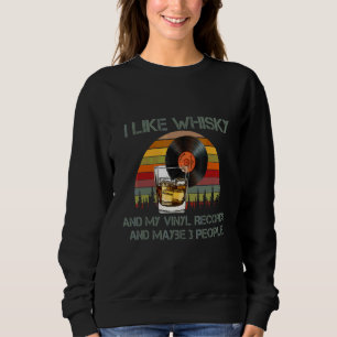 Camiseta Eu Gosto de Uísque E Meus Discos de Vinil E Talvez