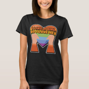 Camiseta Eu Gosto De Uma Rapariga Não Eu A Amo