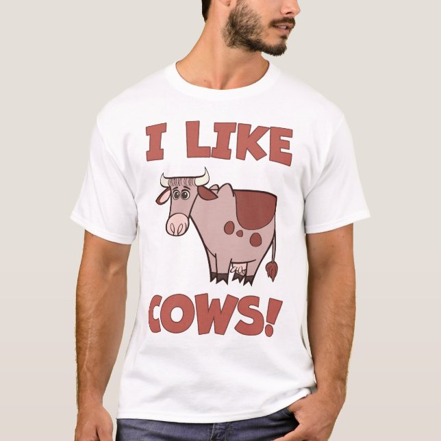 Camiseta Eu Gosto De Vacas! (Frente)