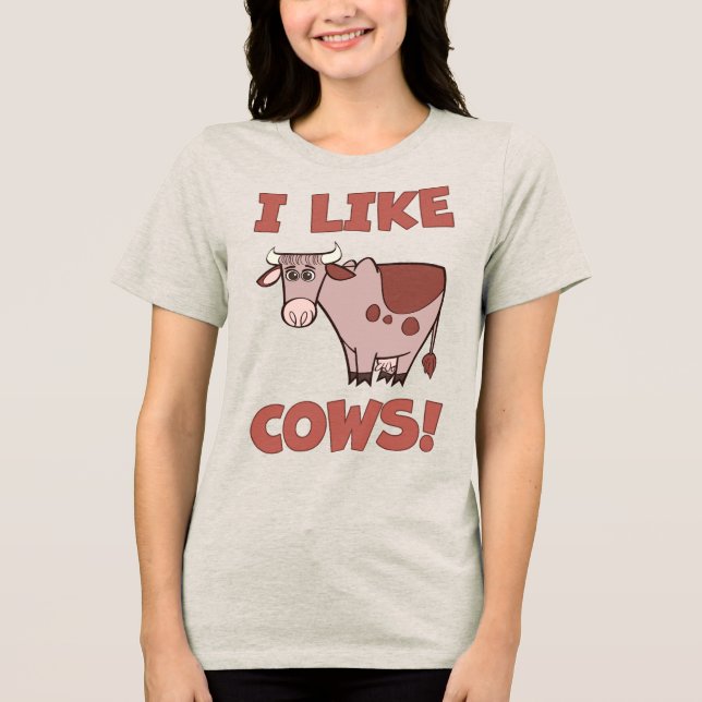 Camiseta Eu Gosto De Vacas! (Frente)