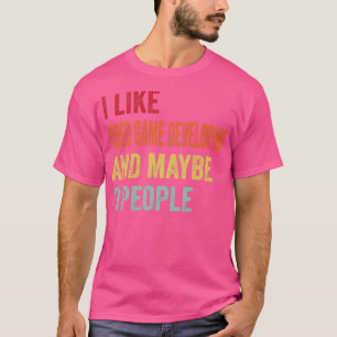 Camiseta Eu Gosto De Videogames Desenvolvendo Talvez 3 Víde