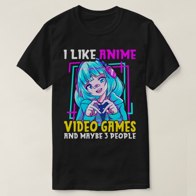 Camiseta Eu Gosto De Videos games E Talvez De Três Jogadore (Frente do Design)