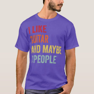 Camiseta Eu Gosto De Violão Talvez 3 Pessoas