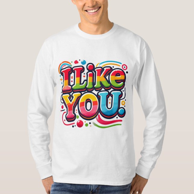 Camiseta Eu Gosto De Você (Frente)