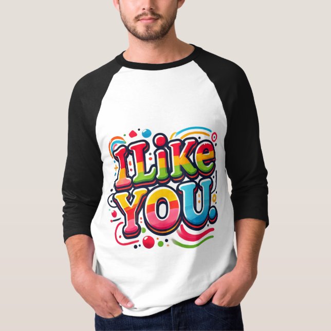 Camiseta Eu Gosto De Você (Frente)