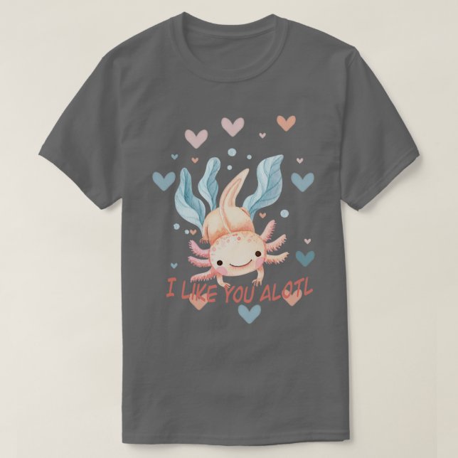 Camiseta Eu gosto de você. (Frente do Design)