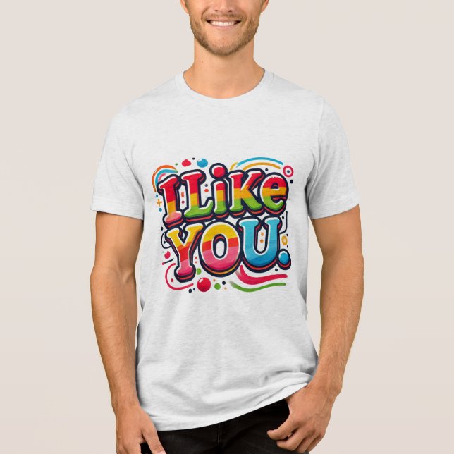 Camiseta Eu Gosto De Você (Frente)