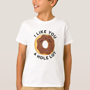 Camiseta Eu Gosto De Você, Muito Engraçado, Rosquinha.