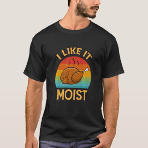 Camiseta Eu Gosto Dele Úmido Fantasia de Ação de Graças Per