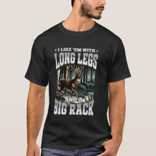 Camiseta EU GOSTO DELES COM PERNAS LONGAS cervo e veado apa