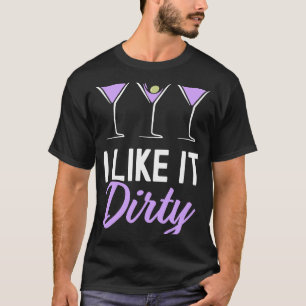 Camiseta Eu Gosto Dirty Dirty Martini Glass Beber Feliz H