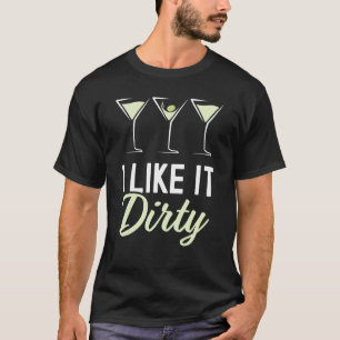 Camiseta Eu Gosto Dirty Dirty Martini Glass Beber Feliz Ho