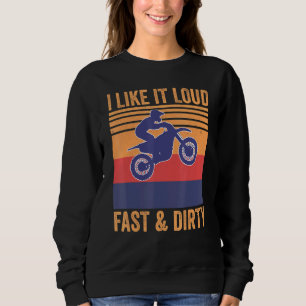 Camiseta Eu Gosto Disso Motocross Mx Dirtbike Rápido E Sujo