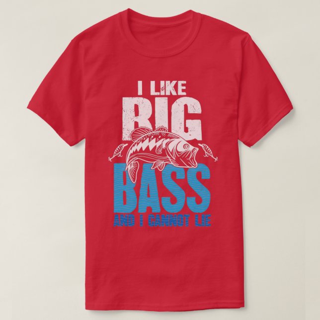 Camiseta Eu Gosto Do Big Bass E Não Posso Mentir A Pesca (Frente do Design)