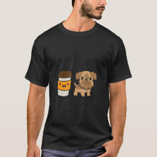 Camiseta Eu Gosto Do Café Meu Griffon Bruxelas E Talvez Com