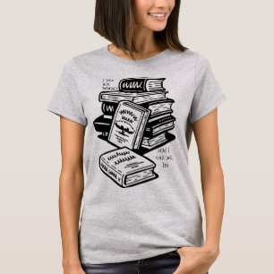Camiseta Eu gosto do LIVRO GRANDE e eu não posso