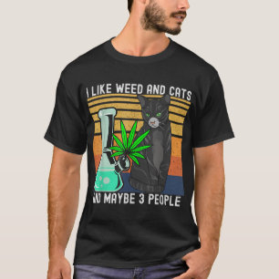 Camiseta Eu Gosto Do Meu Gato E Talvez De Três Pessoas.