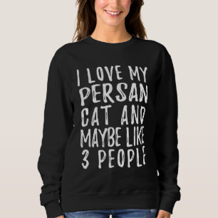 Camiseta Eu Gosto do Meu Gato Persa E Talvez 3 Pessoas Gat