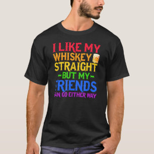 Camiseta Eu Gosto Do Meu Hetero, Mas Meus Amigos Podem Ir