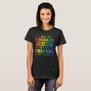 Camiseta Eu Gosto Do Meu Hetero Sussurro Mas Meus Amigos Po