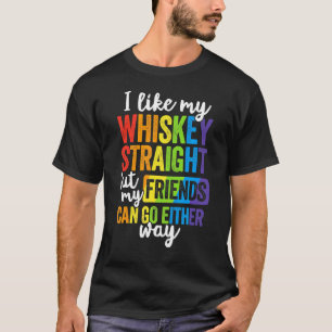 Camiseta Eu Gosto Do Meu Hetero Whiskey Lgbt Pride Gay