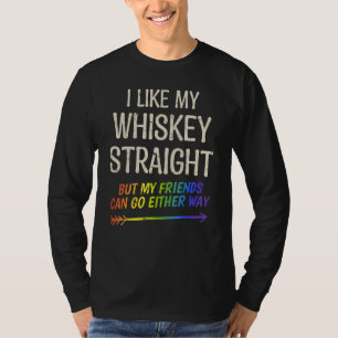 Camiseta Eu Gosto Do Meu Hetero Whiskey Orgulhoso Orgulho L