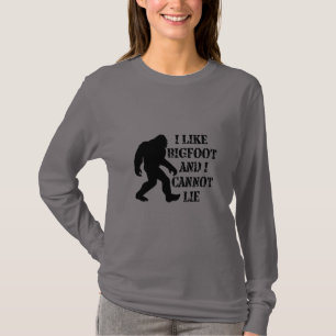 Camiseta Eu gosto do Pé Grande e não consigo mentir