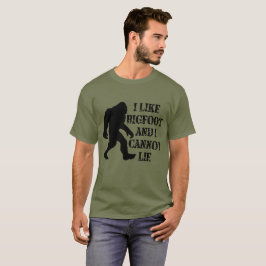 Camiseta Eu gosto do Pé Grande e não consigo mentir