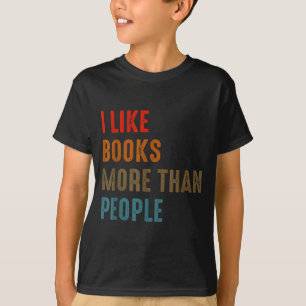 Camiseta Eu Gosto Mais de Livros do Que de Pessoas Amantes