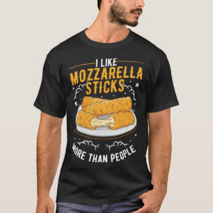 Camiseta Eu gosto mais do Mozzarella Sticks do que do pesso