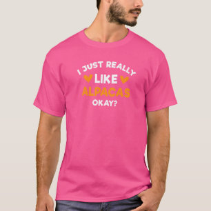 Camiseta Eu Gosto Muito De Alpacas Llama Humor Llama