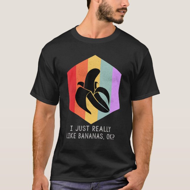 Camiseta Eu Gosto Muito De Bananas Ok 1 (Frente)