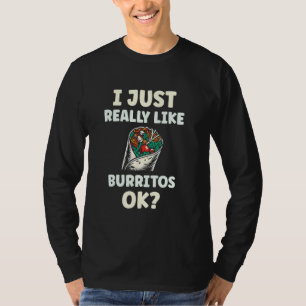 Camiseta Eu Gosto Muito De Burritos.