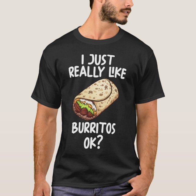 Camiseta Eu Gosto Muito De Burritos. (Frente)