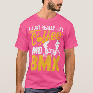Camiseta Eu Gosto Muito De Café E Bmx