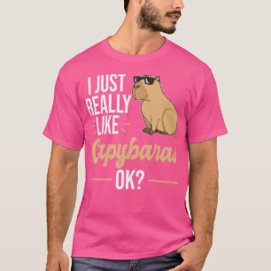Camiseta Eu Gosto Muito De Capybaras Capybara