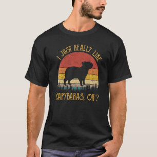 Camiseta Eu Gosto Muito De Capybaras Ok, Rodro Animal