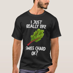 Camiseta Eu Gosto Muito De Chard Suíço Ok