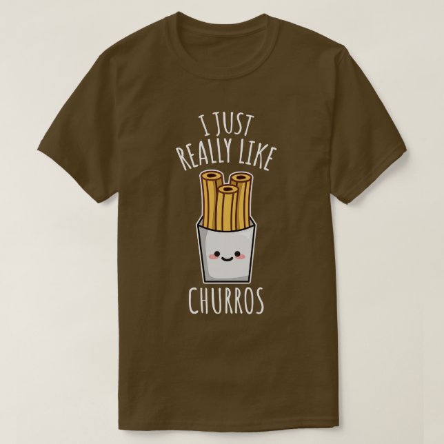 Camiseta Eu Gosto Muito De Churros (Frente do Design)