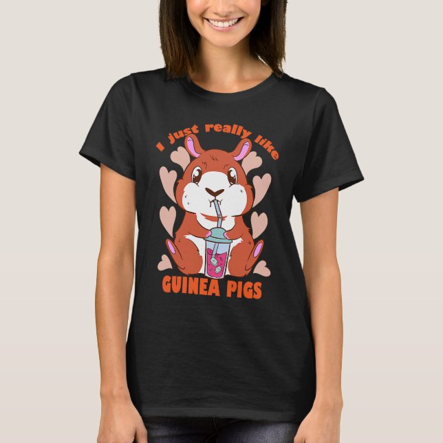 Camiseta Eu gosto muito de cobaias (Frente)