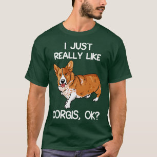 Camiseta Eu Gosto Muito De Corgis