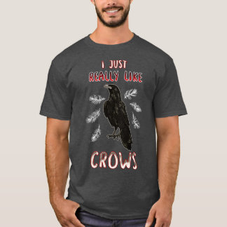 Camiseta Eu Gosto Muito De Corvos