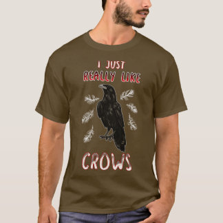Camiseta Eu Gosto Muito De Corvos