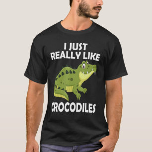 Camiseta Eu Gosto Muito De Crocodilos Alligator Caiman