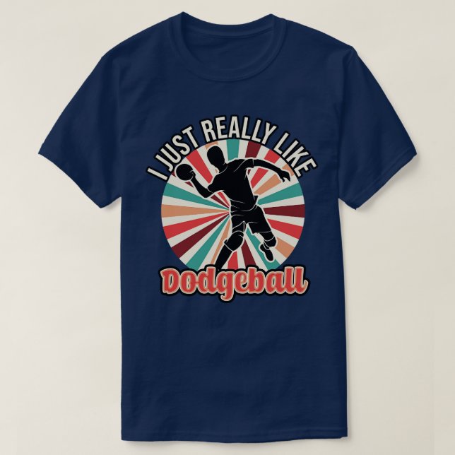 Camiseta Eu Gosto Muito De Dodgeball (Frente do Design)