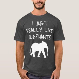 Camiseta Eu Gosto Muito De Elefantes