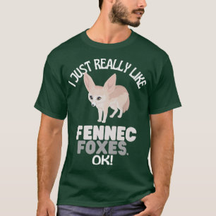 Camiseta Eu Gosto Muito De Fennec Foes Ok Fennec Por Humor