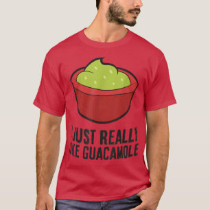 Camiseta Eu Gosto Muito De Guacamole Engraçado Avocado